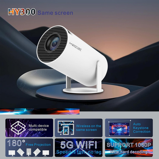 Proyector Smart 4k Hy300 Wifi Bluetooth